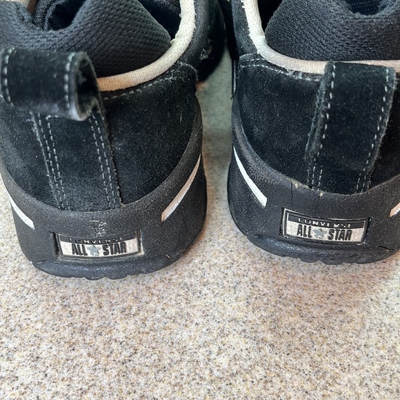 VNTG.Converse All Star One Star 2000 Black Suede Men's Size 7 1/2 Women's Size 9 - Picture 14 of 17